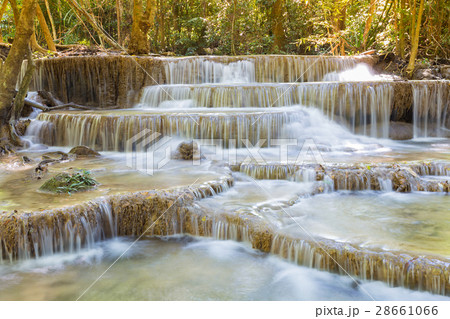 Natural multiple layers waterfall Natural multiple layers waterfall 28661066