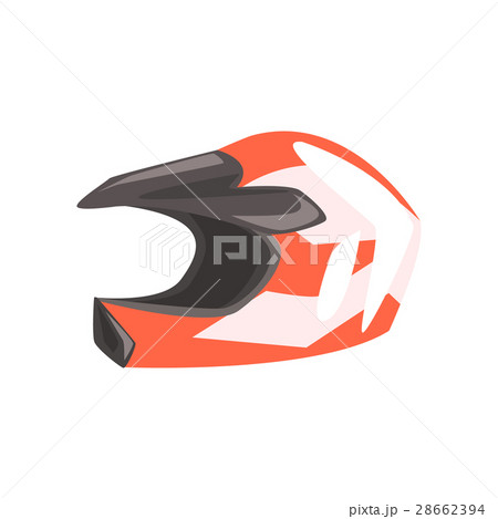 Head Protective Hard Helmet, Part Of BMX Rider 28662394