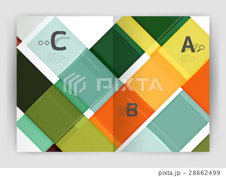 Squares and rectangles a4 brochure template Squares and rectangles a4 brochure template 28662499