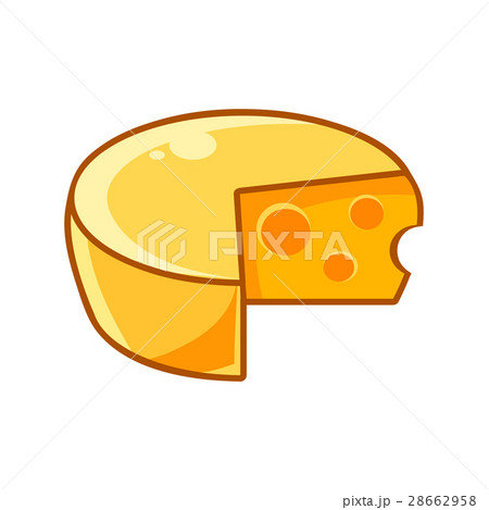 Swiss Cheeze Head With Holes, Food Item Outlined Swiss Cheeze Head With Holes, Food Item Outlined 28662958