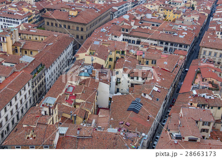 Red roofs of old houses Florence 28663173