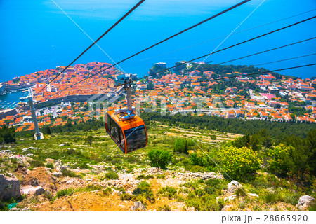 ドブロブニクのロープウェイ 28665920
