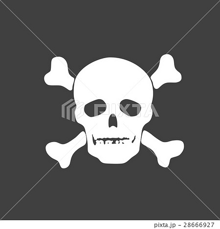 どくろ　骸骨　頭蓋骨 28666927