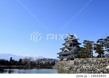 松本 風景 国宝 松本城 松本 風景 国宝 松本城 28668800