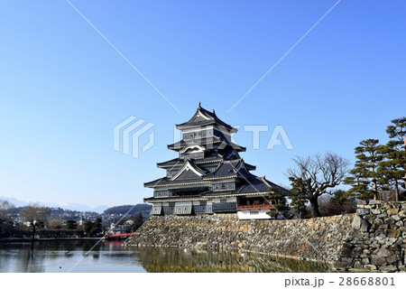 松本 風景 国宝 松本城 松本 風景 国宝 松本城 28668801