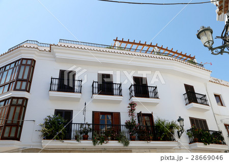 Buildings in Nerja, Andalusia, Spain. 28669046