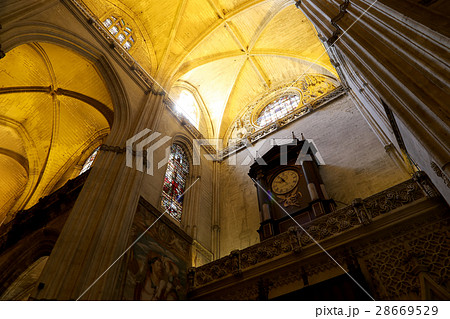 Interior Cathedral of Seville -- Andalusia, Spain  28669529