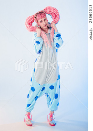 Girl in pajamas 28669613