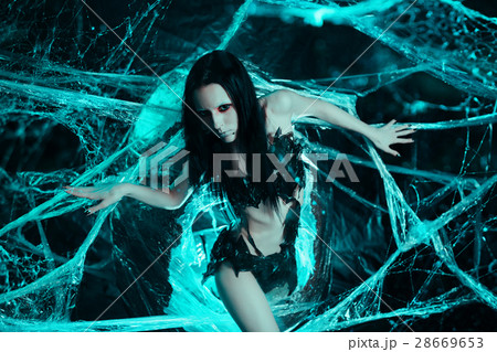 Girl in spiders web 28669653