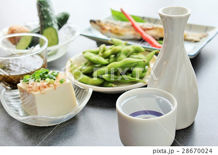 夏の日本酒とおつまみたち 28670024