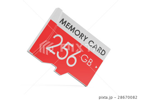 memory card 256 GB, 3D rendering memory card 256 GB, 3D rendering 28670082
