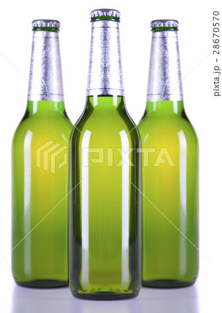 Perfectly chilled beer, in ideal yellow color 28670570