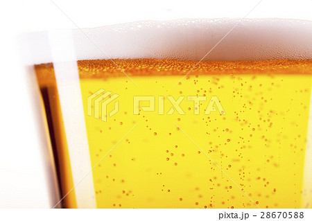 Perfectly chilled beer, in ideal yellow color 28670588
