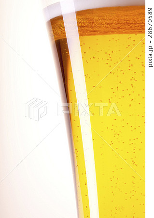 Perfectly chilled beer, in ideal yellow color Perfectly chilled beer, in ideal yellow color 28670589