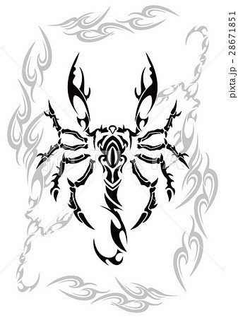 Scorpion Tribal Tattoo 1' Men's T-Shirt | Spreadshirt