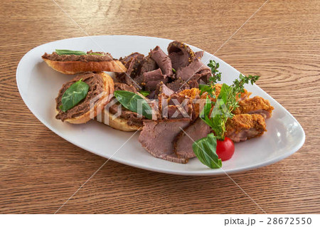 Pate and chicken roll 28672550