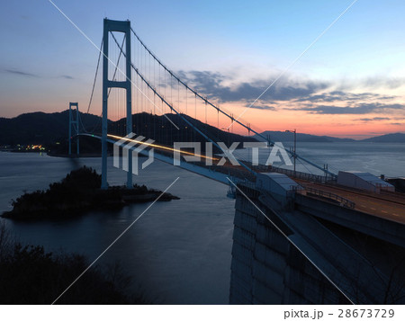 安芸灘大橋の夜景 28673729
