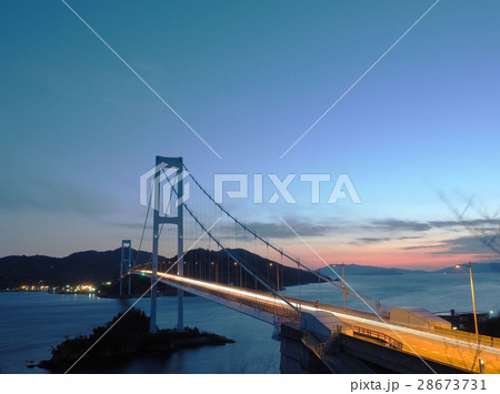 安芸灘大橋の夜景 28673731