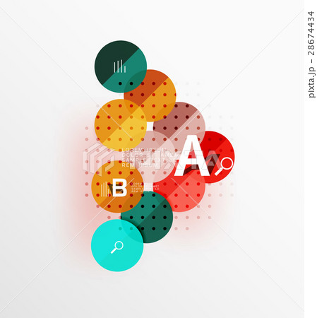 Vector circle banner 28674434