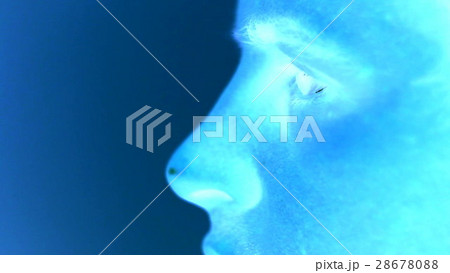 eyes of a young man at close distance eyes of a young man at close distance 28678088