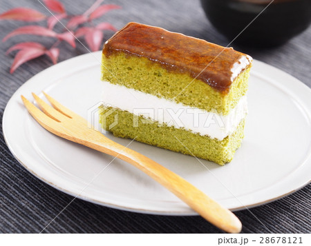 抹茶のケーキ 28678121