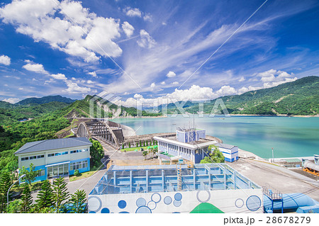 浄水場 青空 青い空 28678279