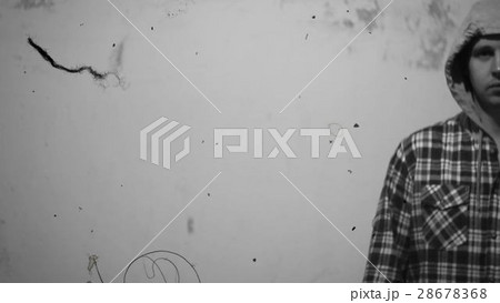 the creepy man standing on white background the creepy man standing on white background 28678368