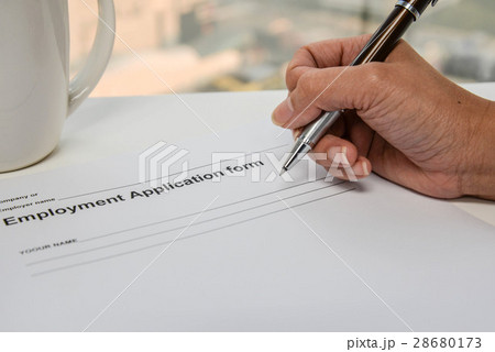Writing Employment application form 28680173