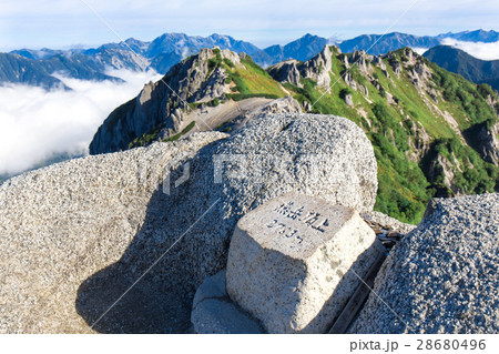 燕岳　山頂 28680496