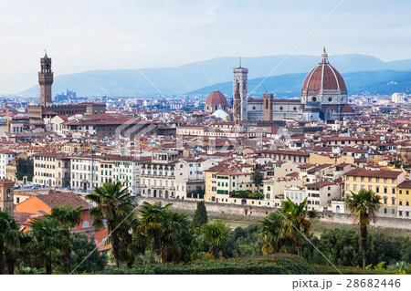 above cityscape of Florence town 28682446