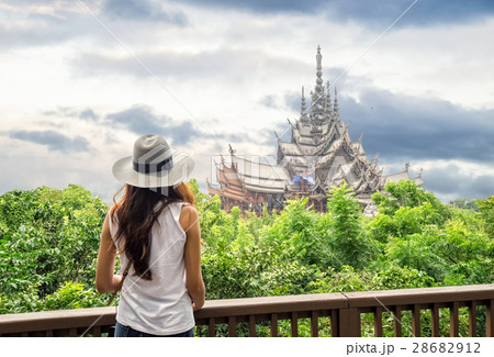 Girl tan destination to sanctuary of truth 28682912