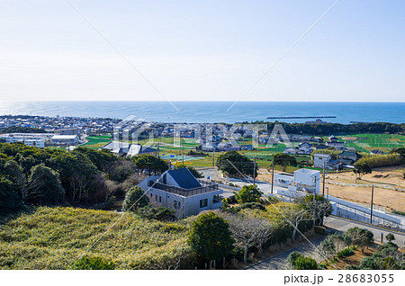地球の丸く見える丘展望館からのパノラマ風景 南 (千葉県銚子市) 2017年2月撮影 地球の丸く見える丘展望館からのパノラマ風景 南 (千葉県銚子市) 2017年2月撮影 28683055