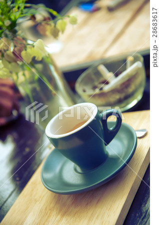 hot coffee, espesso with laptop. business concept hot coffee, espesso with laptop. business concept 28683617