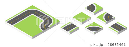 Isometric road. Vector illustration eps 10 28685461