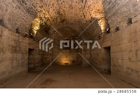 Underground of Diocletian Palace, Split. Underground of Diocletian Palace, Split. 28685556