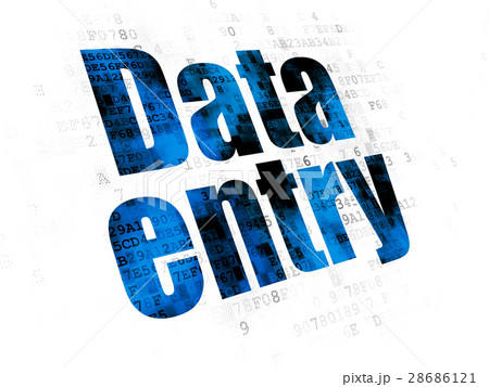 Information concept: Data Entry on Digital Information concept: Data Entry on Digital 28686121