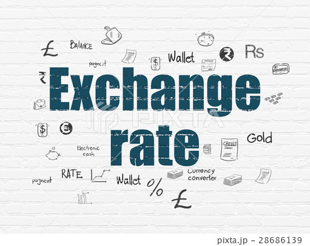 Money concept: Exchange Rate on wall background Money concept: Exchange Rate on wall background 28686139