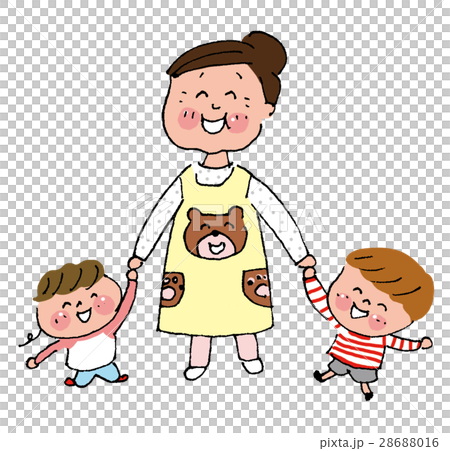 働くシニア女性　保育士　笑顔　求人　求職 28688016