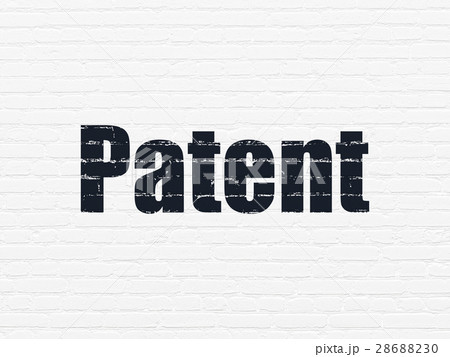 Law concept: Patent on wall background 28688230