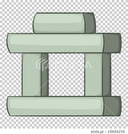 Inukshuk in Canada icon, cartoon style Inukshuk in Canada icon, cartoon style 28688256