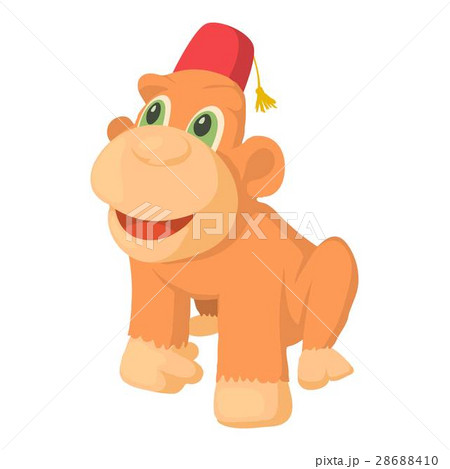 Circus monkey icon, cartoon style 28688410