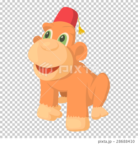 Circus monkey icon, cartoon style 28688410