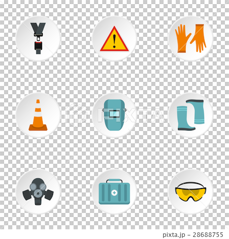 Construction icons set, flat style Construction icons set, flat style 28688755