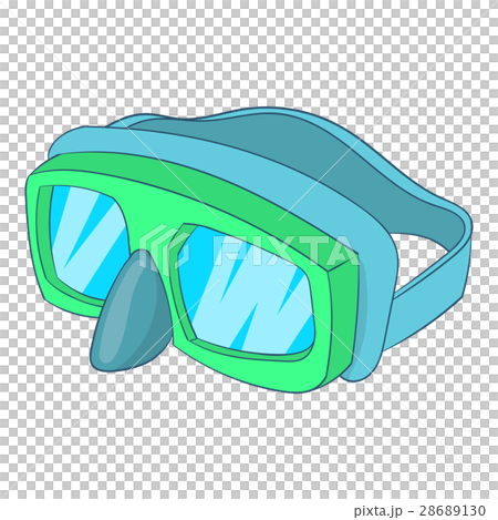 Goggles for diving icon, cartoon style Goggles for diving icon, cartoon style 28689130