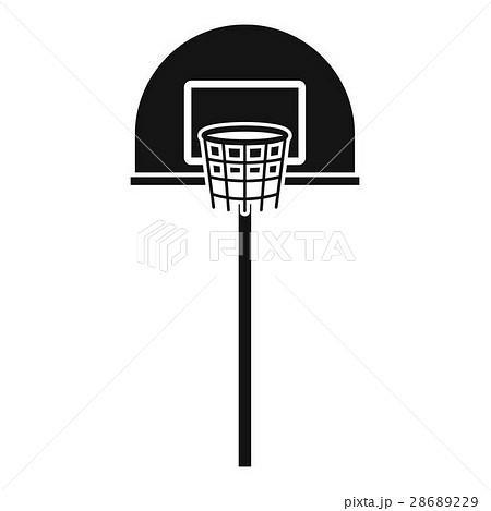 Street Basketball Hoop Icon Simple Styleのイラスト素材