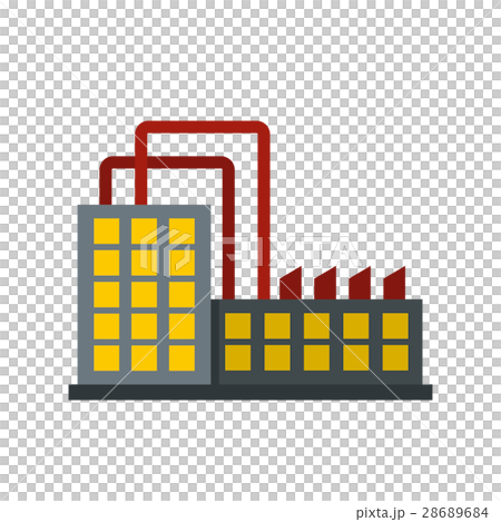 Power plant icon, flat style Power plant icon, flat style 28689684