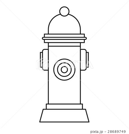 Fire hydrant icon, outline style 28689749