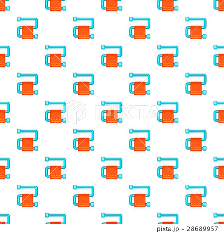Heated towel rail pattern, cartoon style 28689957