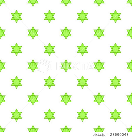 Star of David pattern, cartoon style Star of David pattern, cartoon style 28690043