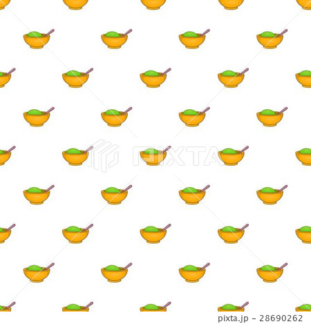 Clay in cup for Spa pattern, cartoon style 28690262